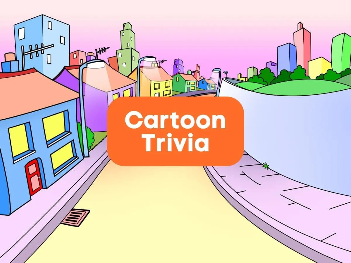 Animation representing cartoon trivia