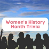 image of women's history month trivia